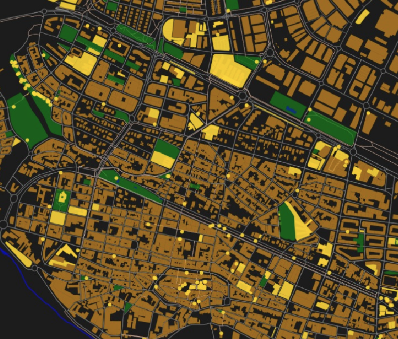 Painting Maps like an artist